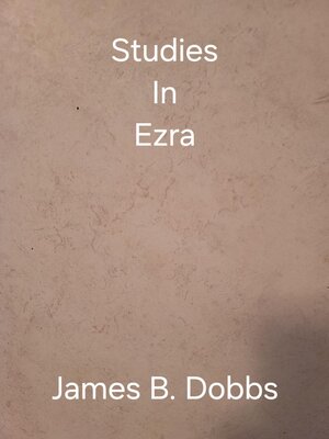 cover image of Studies In Ezra